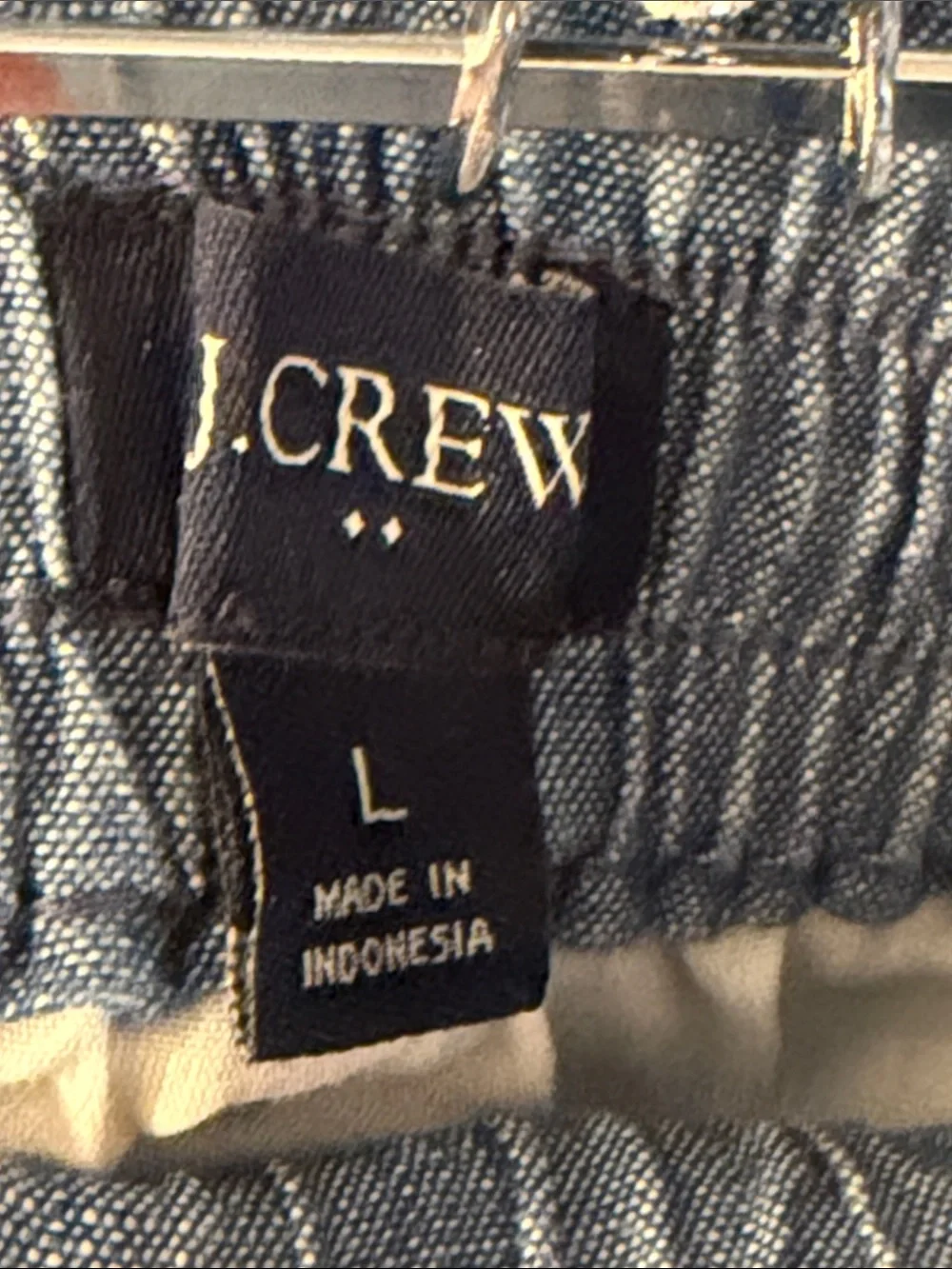 J. Crew lightweight chambray